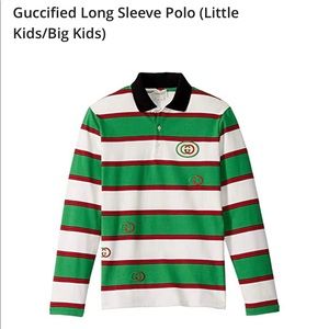 Gucci kids long sleeve polo 8yrs